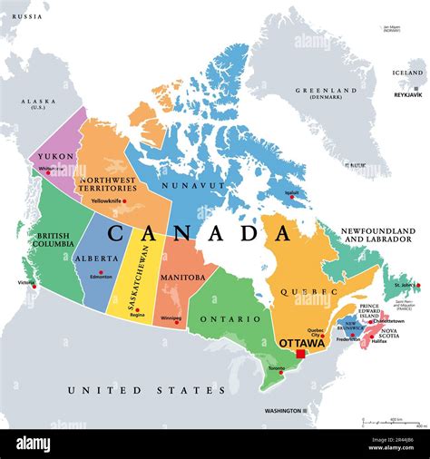 canada provinces and territories and capitals
